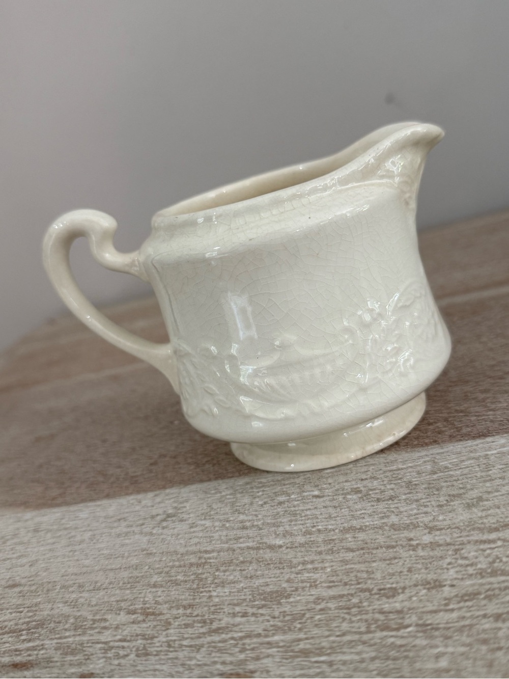 Steubenville Pottery Ivory Creamer / Cream Jug